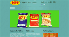 Desktop Screenshot of pjtflour.com